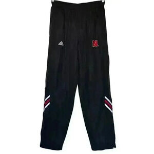 ADIDAS Men’s Small Climalite Track Pants Nebraska Cornhuskers Logo